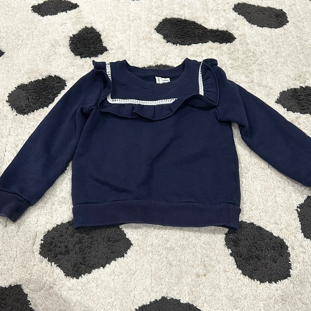 Jamie & Jack Navy cotton sweatshirt